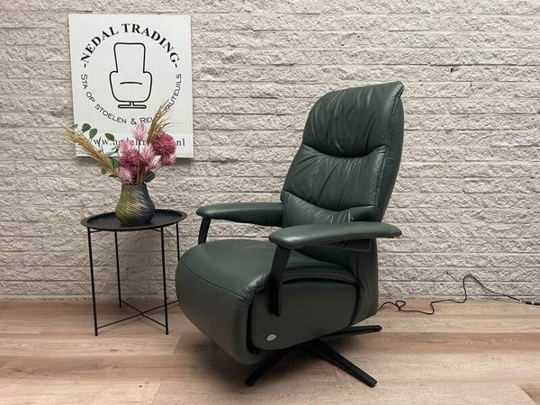 Himolla relaxfauteuil relax stoel draaibaar fauteuil leer