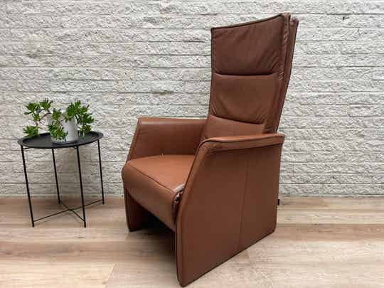 Leren design C-Zone relax fauteuil handmatig verstelbaar