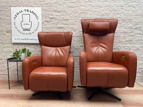 Set Velderhof relaxfauteuil relax stoel fauteuil ACCU