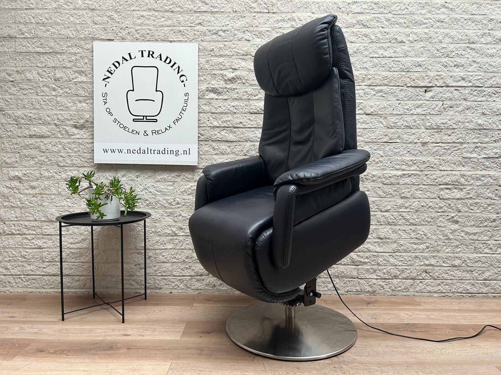 Blues sta op stoel relax fauteuil staopstel Large Leer