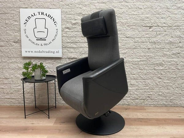 Prominent Toscana sta op stoel relaxfauteuil draaibaar ACCU