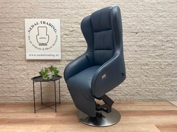 Luxe Velderhof sta op stoel relax fauteuil NIEUWSTAAT! ACCU
