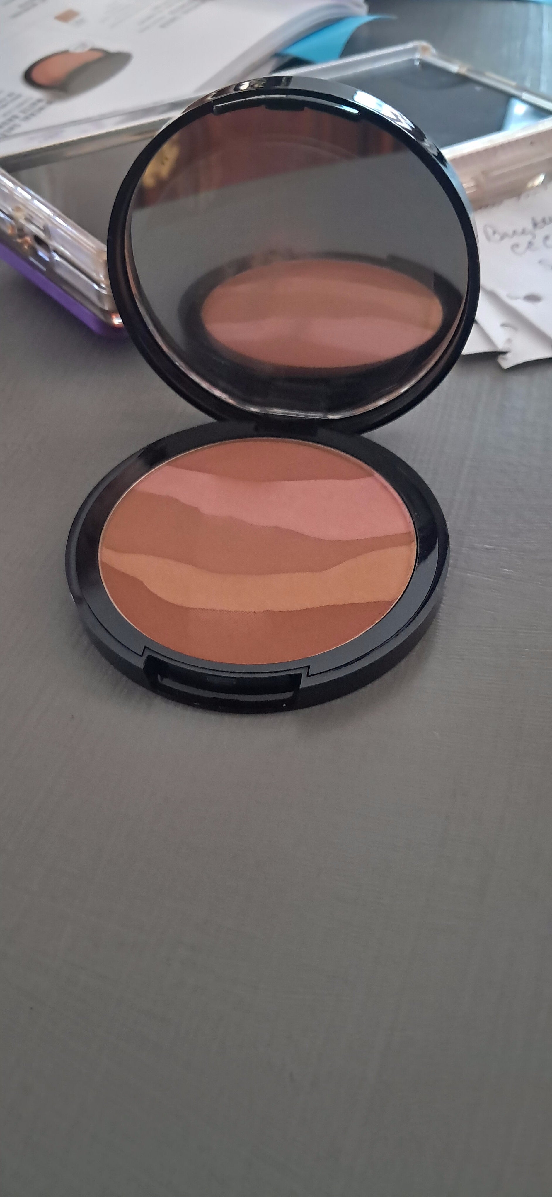 zebra print mineral matte bronzer