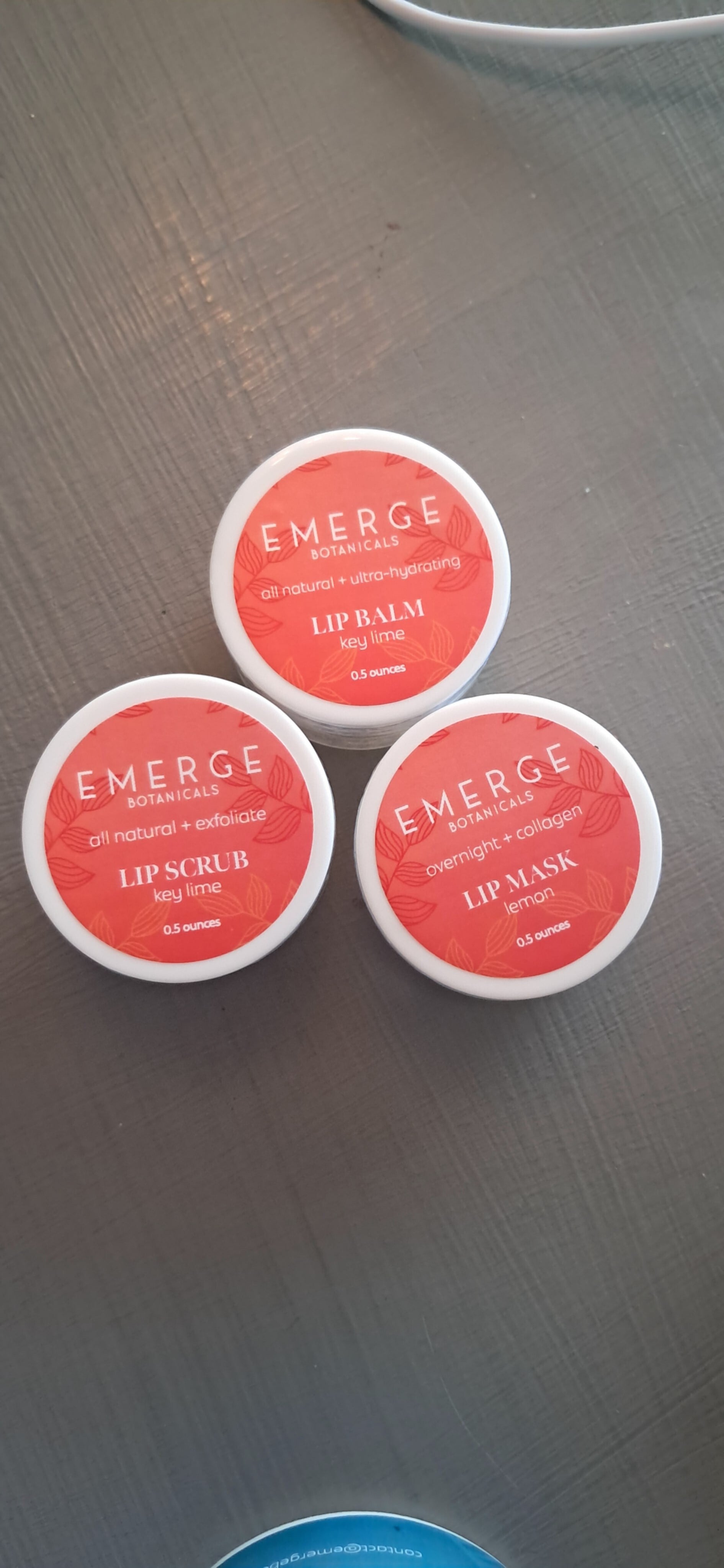 Emerge Botanicals Lip Trio