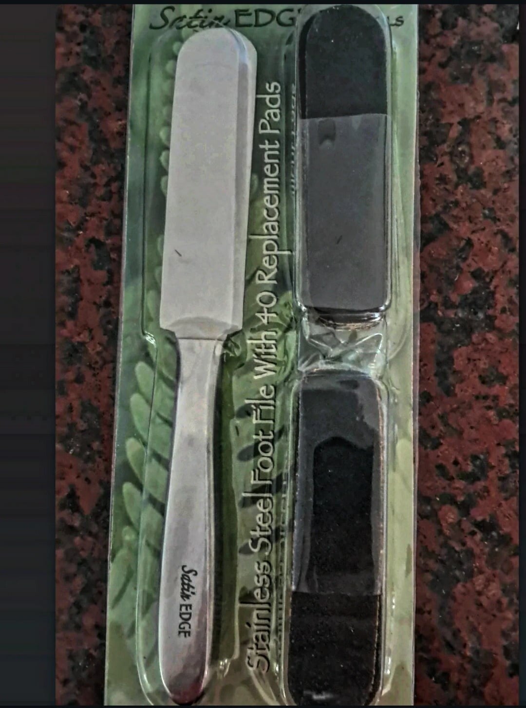 Skin sculptor body file & 40 replacement pads