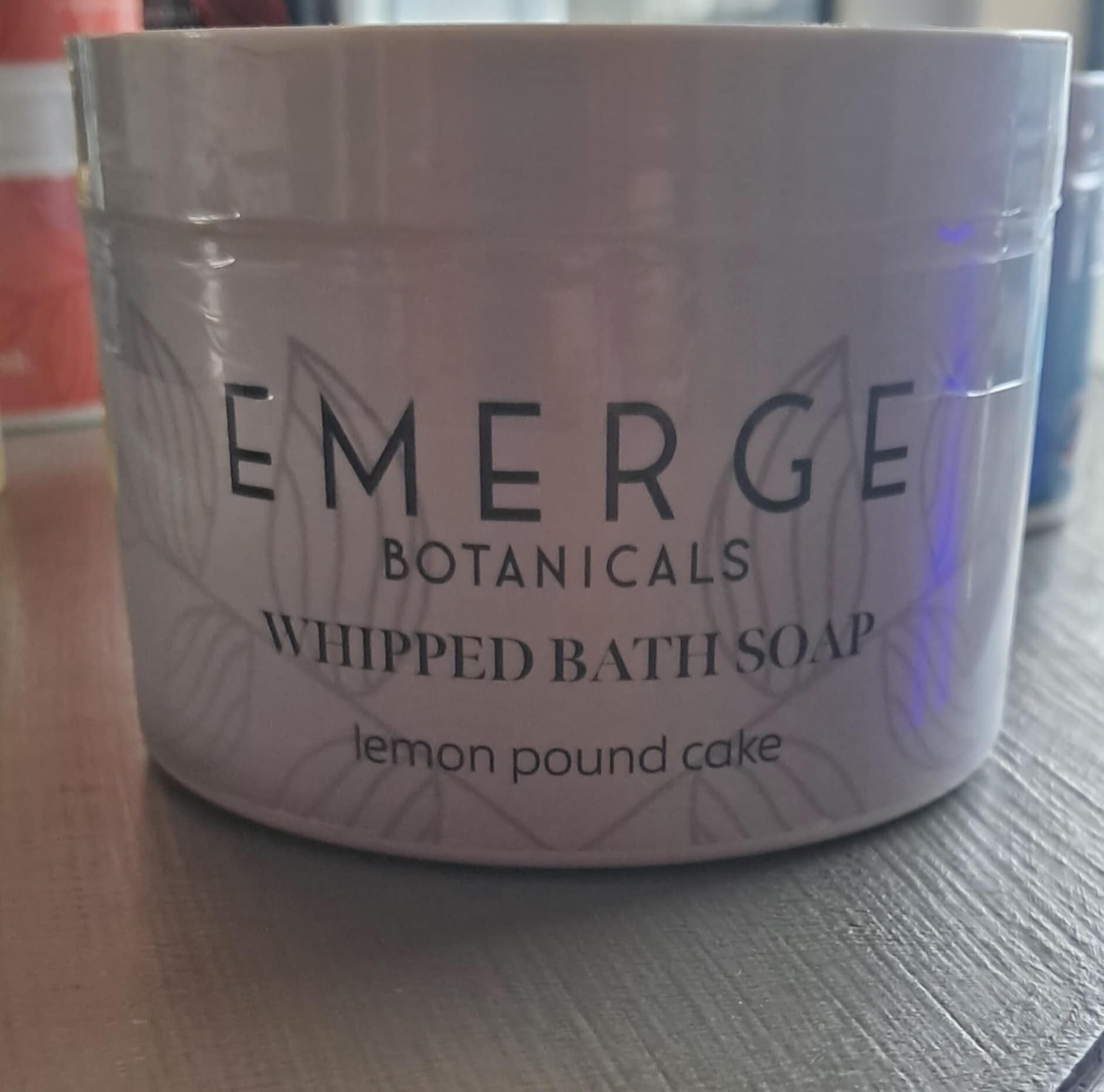 Whipped Bath Soap lemon pound cake