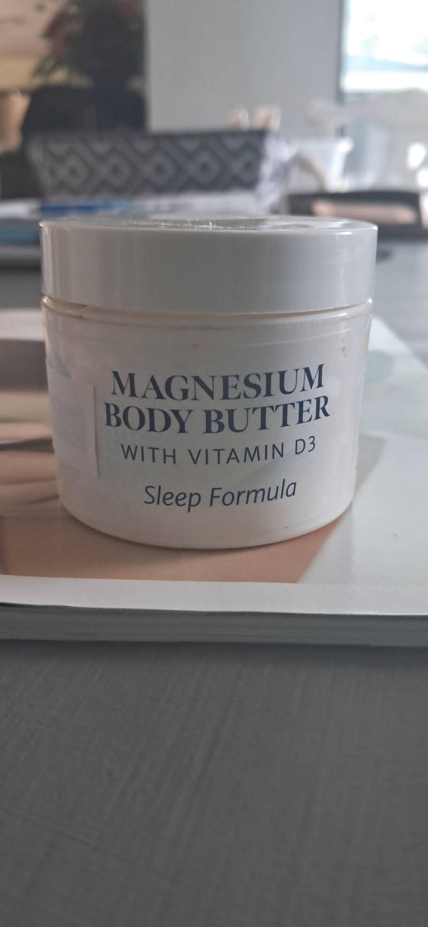 Magnesium body butter with vitamin d