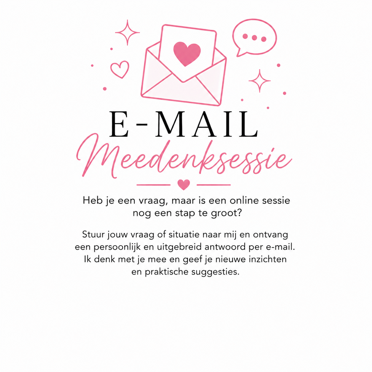 E-mail Meedenksessie
