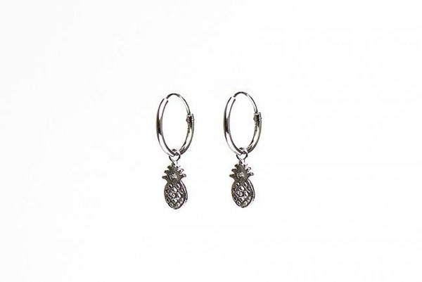 KARMA Hoops Symbols Pineapple- 925 zilver