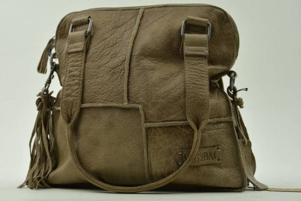 Bag2Bag Yoro Grey - Leer