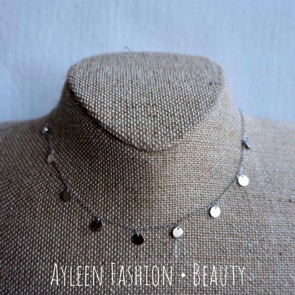 ZAG Bijoux- collier muntjes Zilver