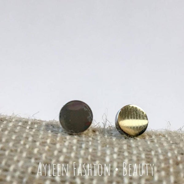 ZAG Bijoux- oorknop rondje Zilver