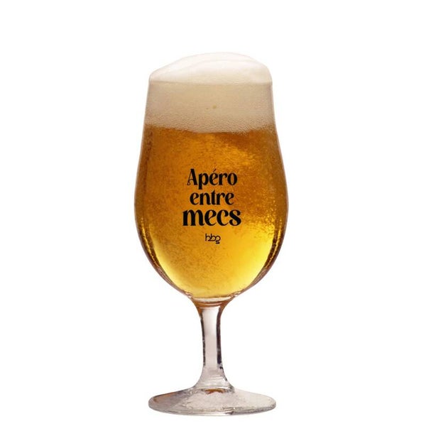 Verre à bière Apéro entre mecs