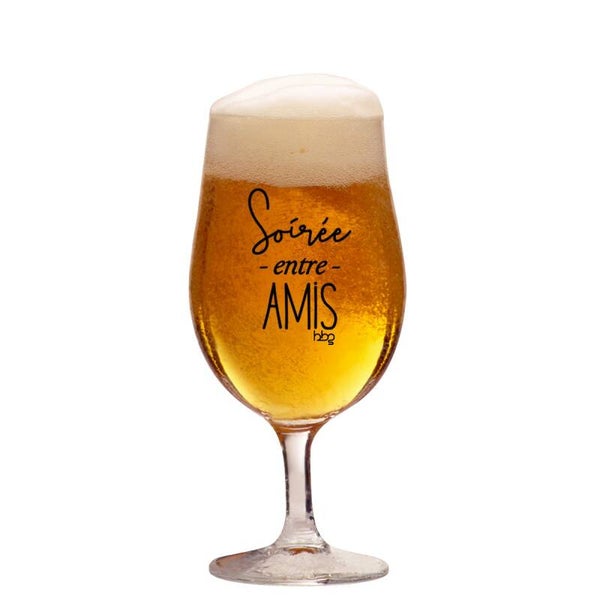 Verre à bière Soirée en amis