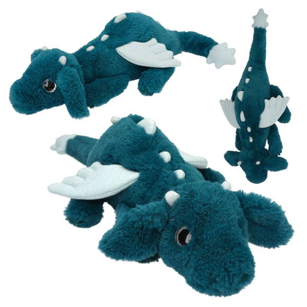 Snukis Dragon en peluche pétrole