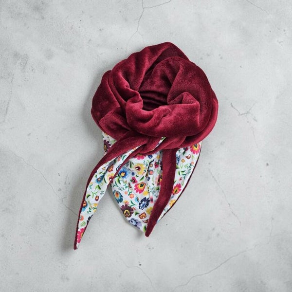 Foulard bordeaux