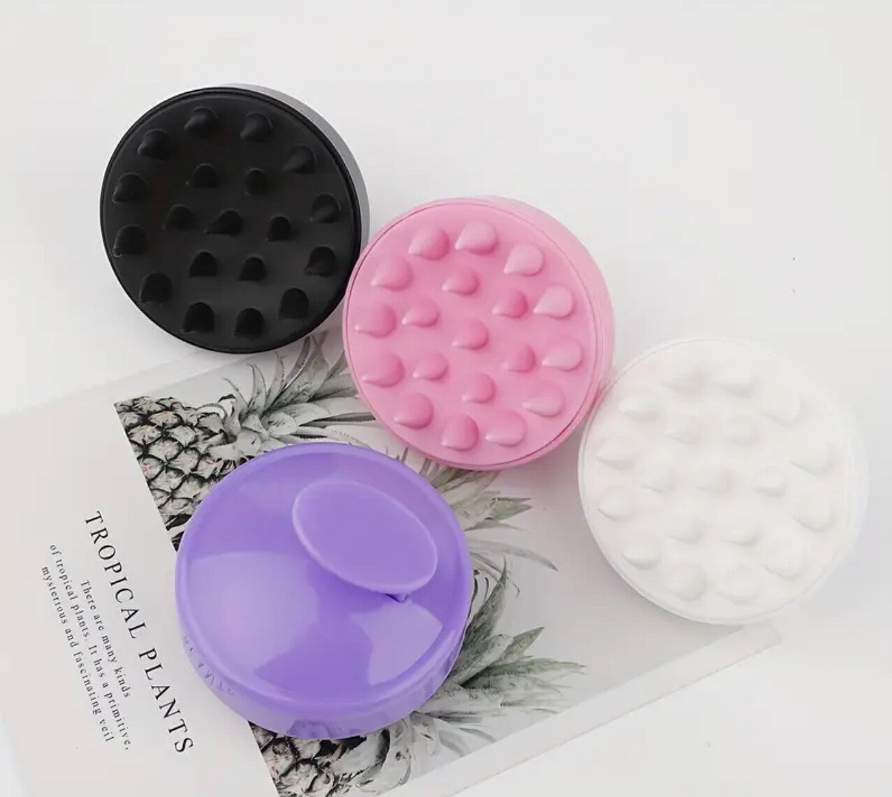 Hoofdmassager, shampoo borstel