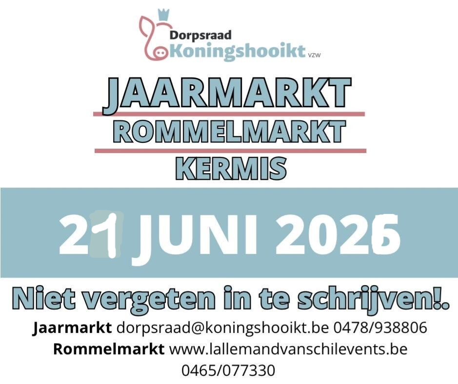 21.06.2026 Koningshooikt Rommelmarkt