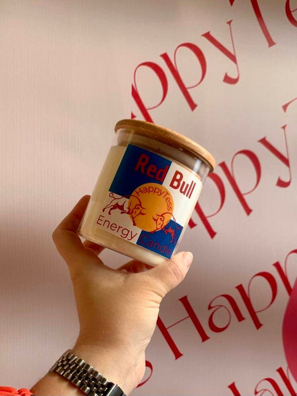 Redbull candle