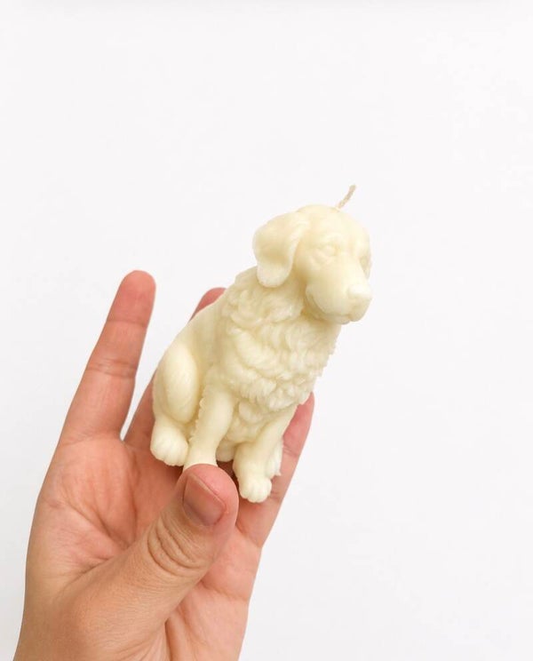 Golden Retriever Candle