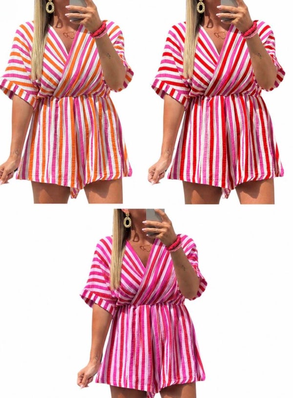 Gestreepte Jumpsuit
