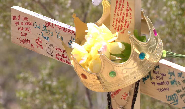 A memorial for two teens found deceased in a remote area of Arizona, highlighting the tragedy and raising awareness about family protection and safety.