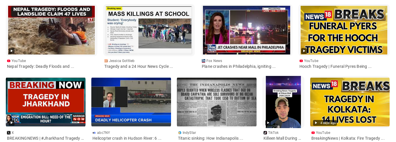 Breaking news headlines reporting multiple tragedies across the U.S., highlighting the urgency of family preparedness.