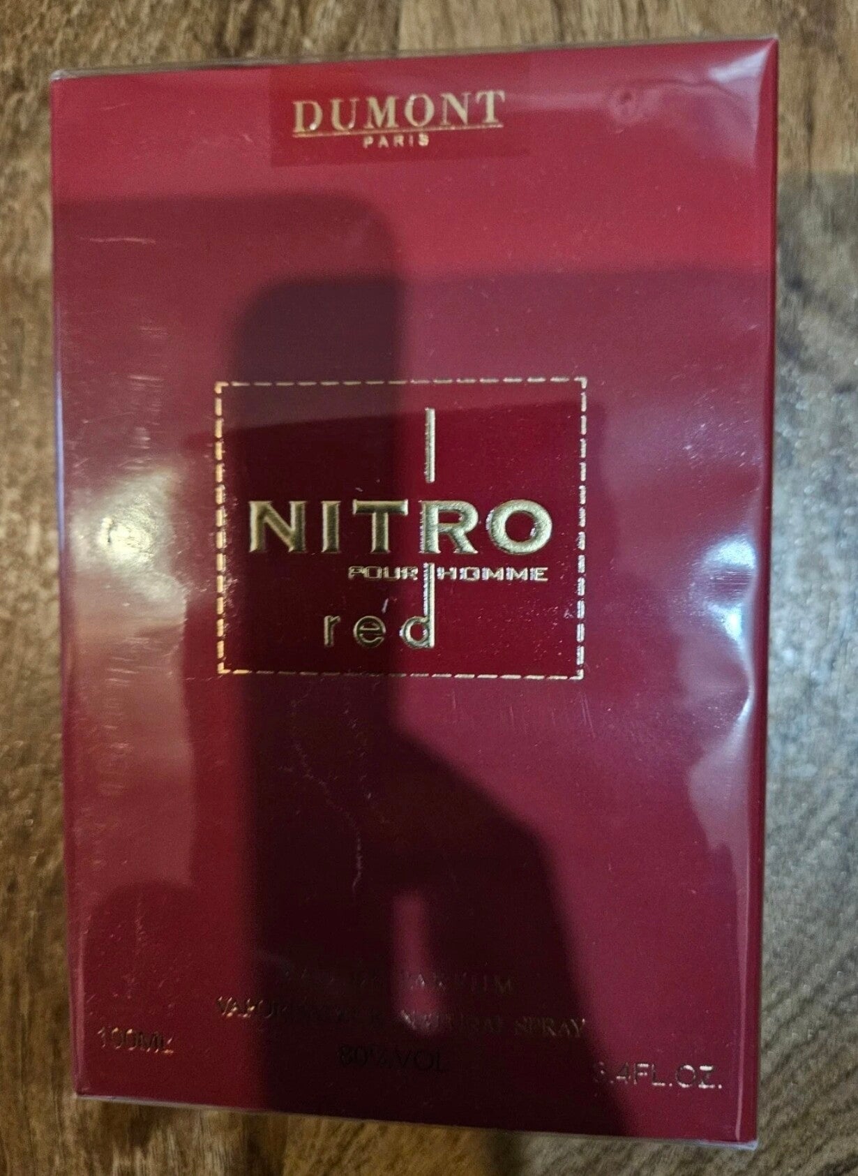 nitro red  dumont Pour Homme Eau De Perfum Spray 80% VOL 100 ML