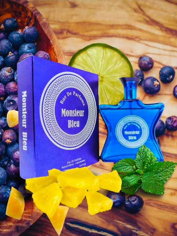 Monsieur Bleu Rue De Parfum for Men 3.4 oz 100ml