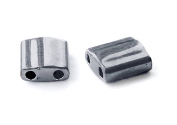 Miyuki tila 5x5mm Metallic light gun metal grey