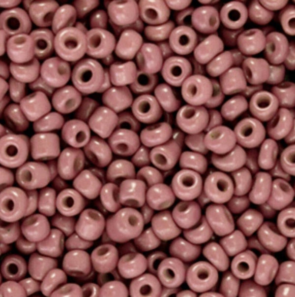 Rocailles 3mm Deep Terracotta Red