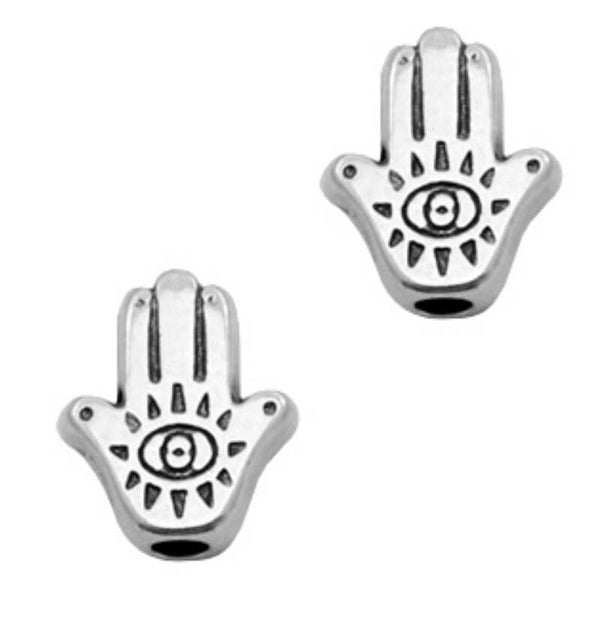 DQ kralen hand  zilver