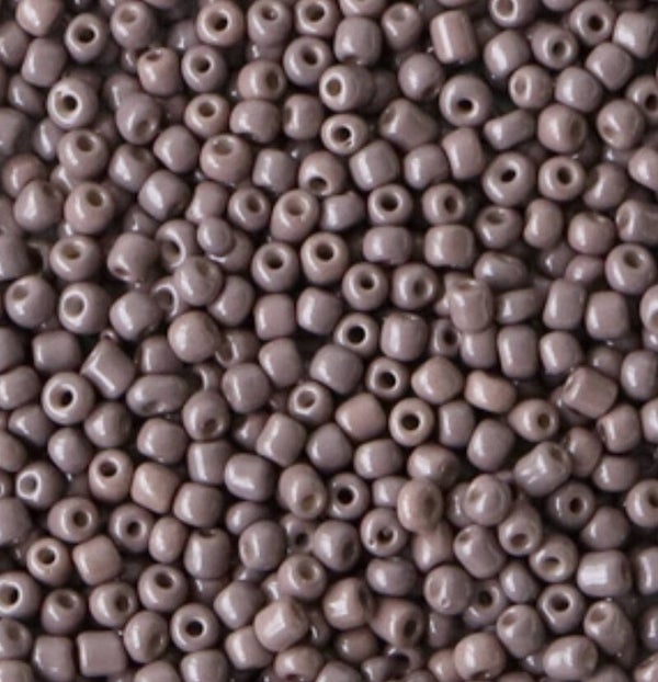 Rocailles 12/0 2mm Taupe purple