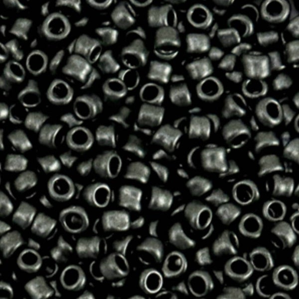 Rocailles Metallic Dark anthracite 3mm