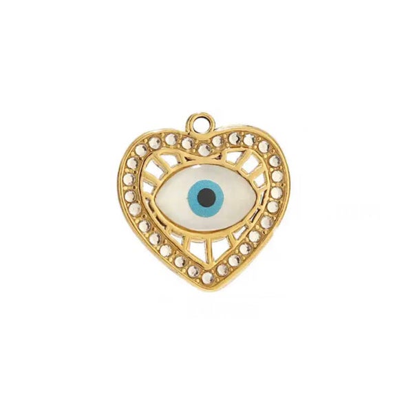 Stainless steel bedel zirkonia oog ..