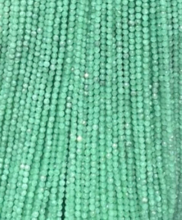 Natuursteen kralen 2mm crysopraas