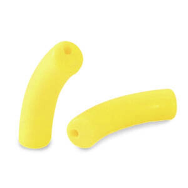 Tube kralen acryl Blazing Yellow