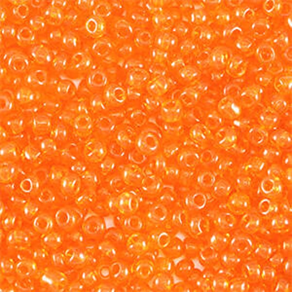 Rocailles Transparant Orange 2mm