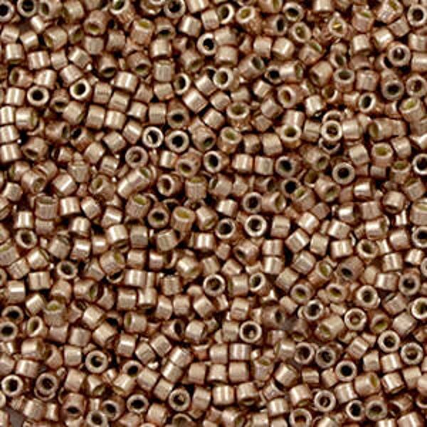 Miyuki kralen 11/0 delica's duracoat galvanized champagne DB-2504 Specificaties Miyuki krale