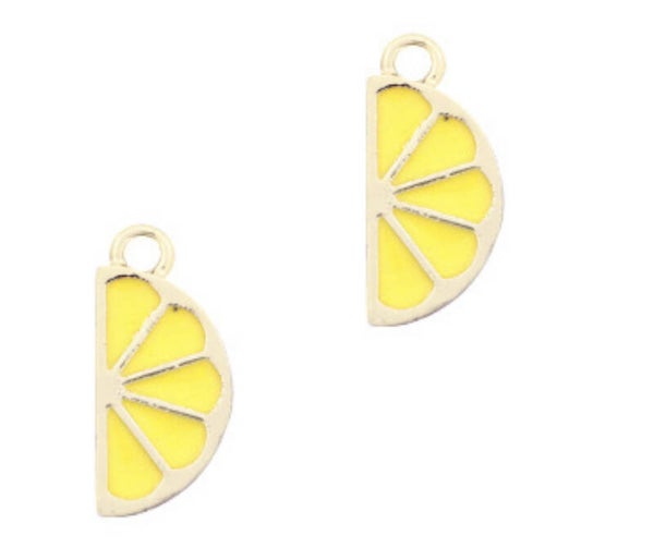 Citroen bedel goud/ geel