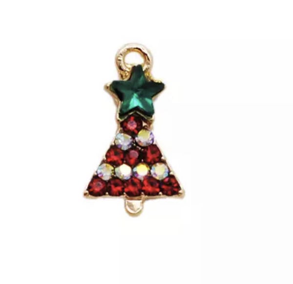Zirkonia kerst bedel kerstboom star