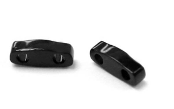 Miyuki kralen 5x1,2mm quarter tila opaque black