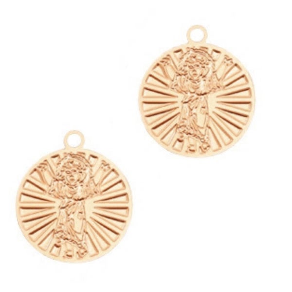 Bohemian hanger heilige roségoud