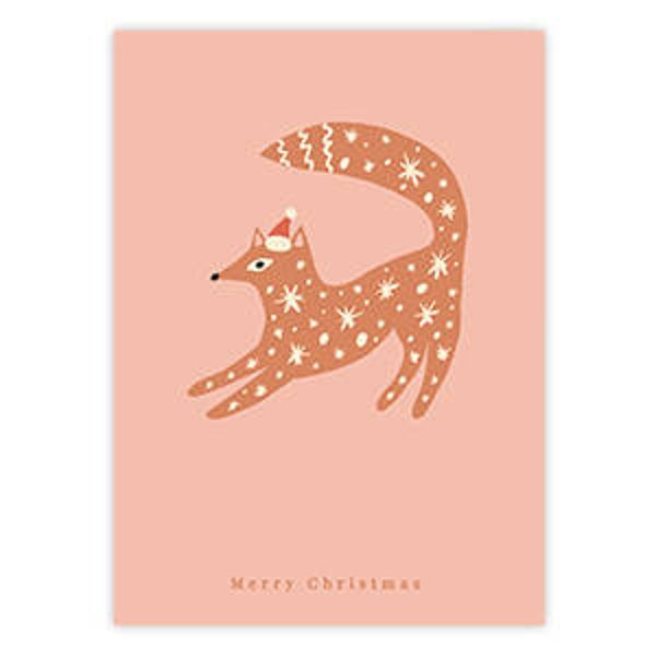 Kaartje “ holly jolly Christmas “