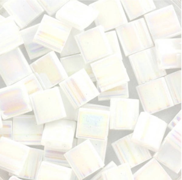 Miyuki tila 5x5mm White pearl A/B