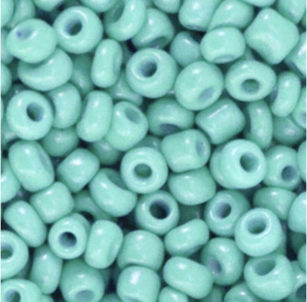 Rocailles 4mm Aquamarin green