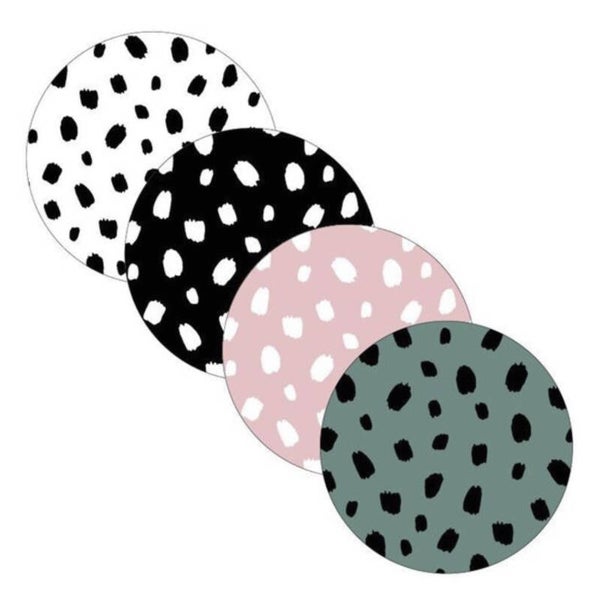 Sticker dots 4 assorti 40mm