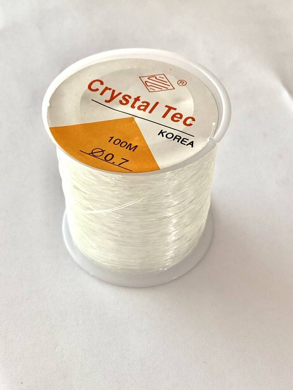 Elastisch Rijgdraad 100 meter op rol