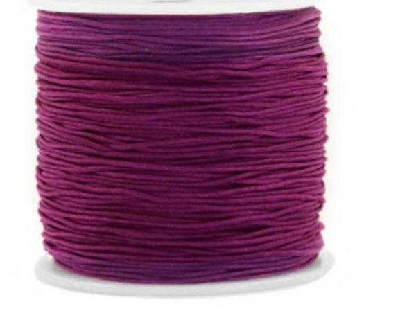 Macramé draad 0,8mm royale aubergine purple