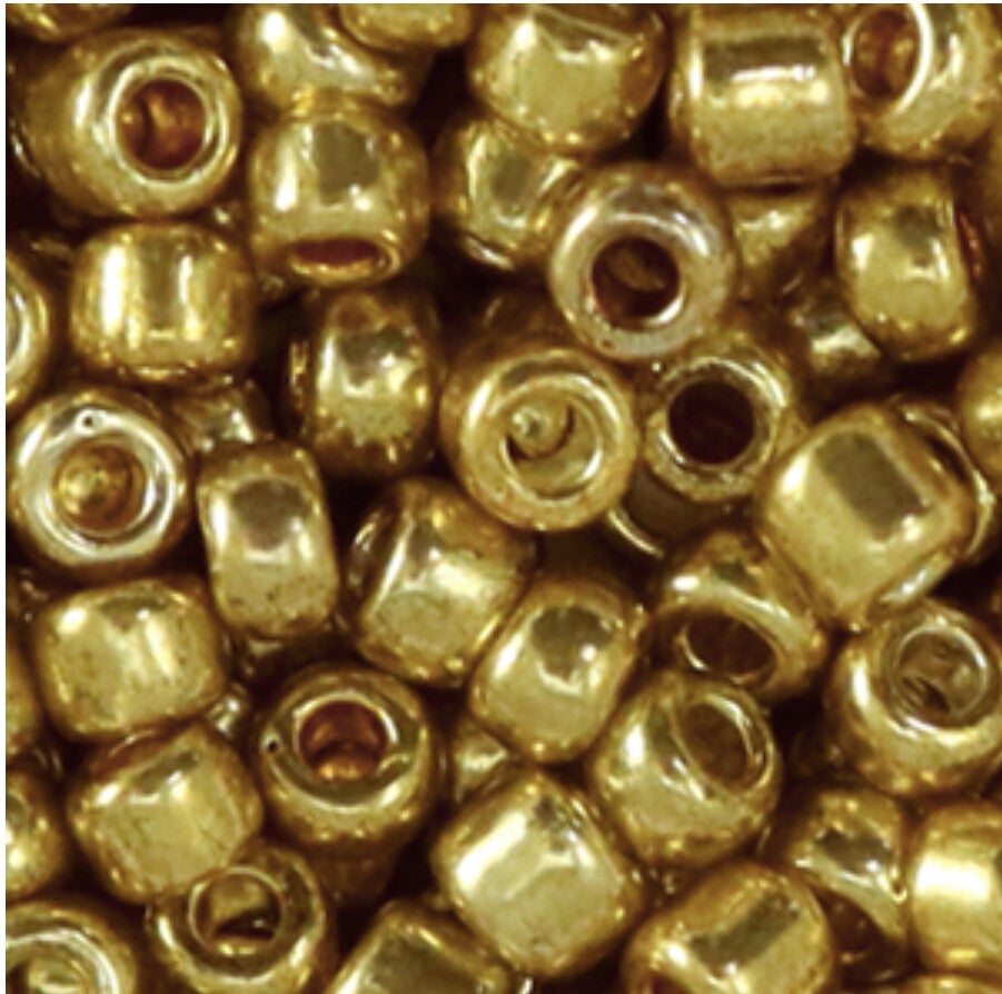 Rocailles Metallic Shine Gold 4mm